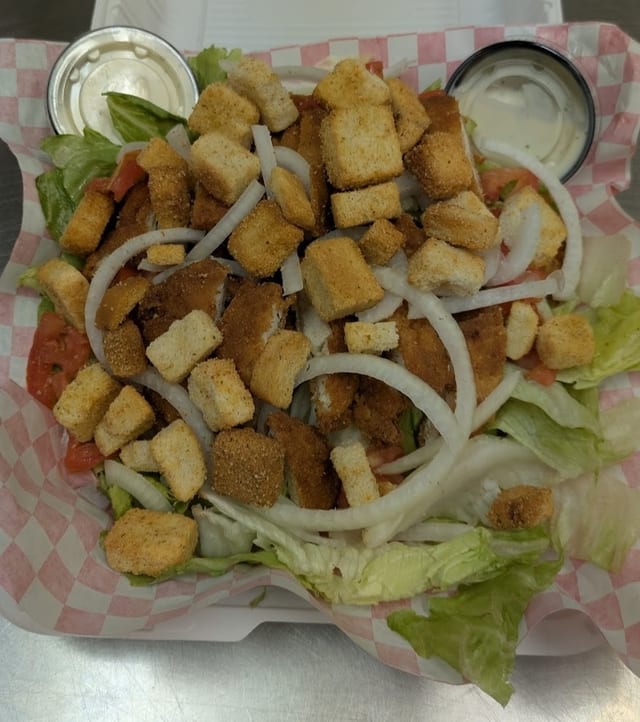 Chicken Finger Salad.